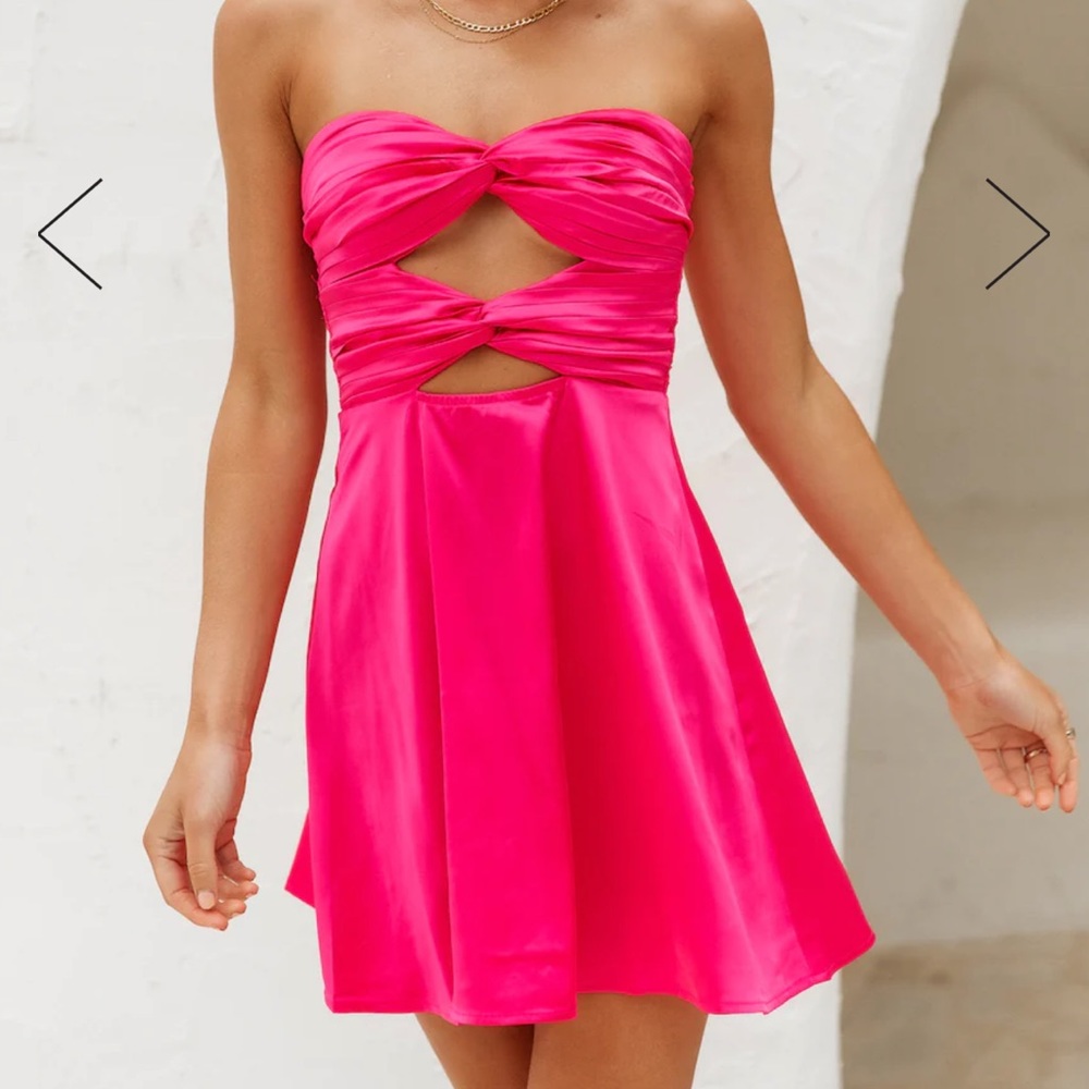 Hello Molly Bright Pink Dress